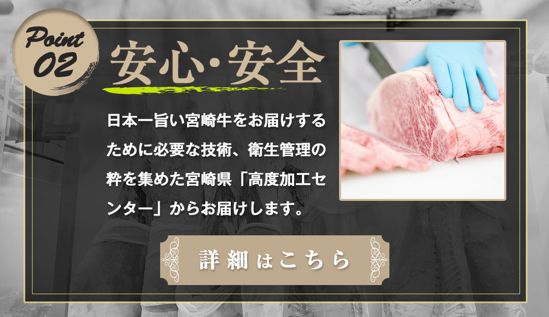 ミートインフォメーション 宮崎牛 安心・安全